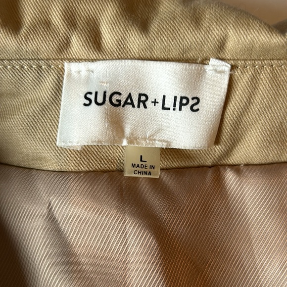 NWOT trench jacket Sugar+Lips - Picture 5 of 5